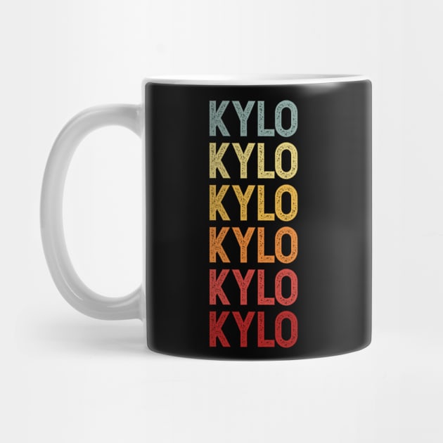 Kylo Name Vintage Retro Gift Named Kylo by CoolDesignsDz